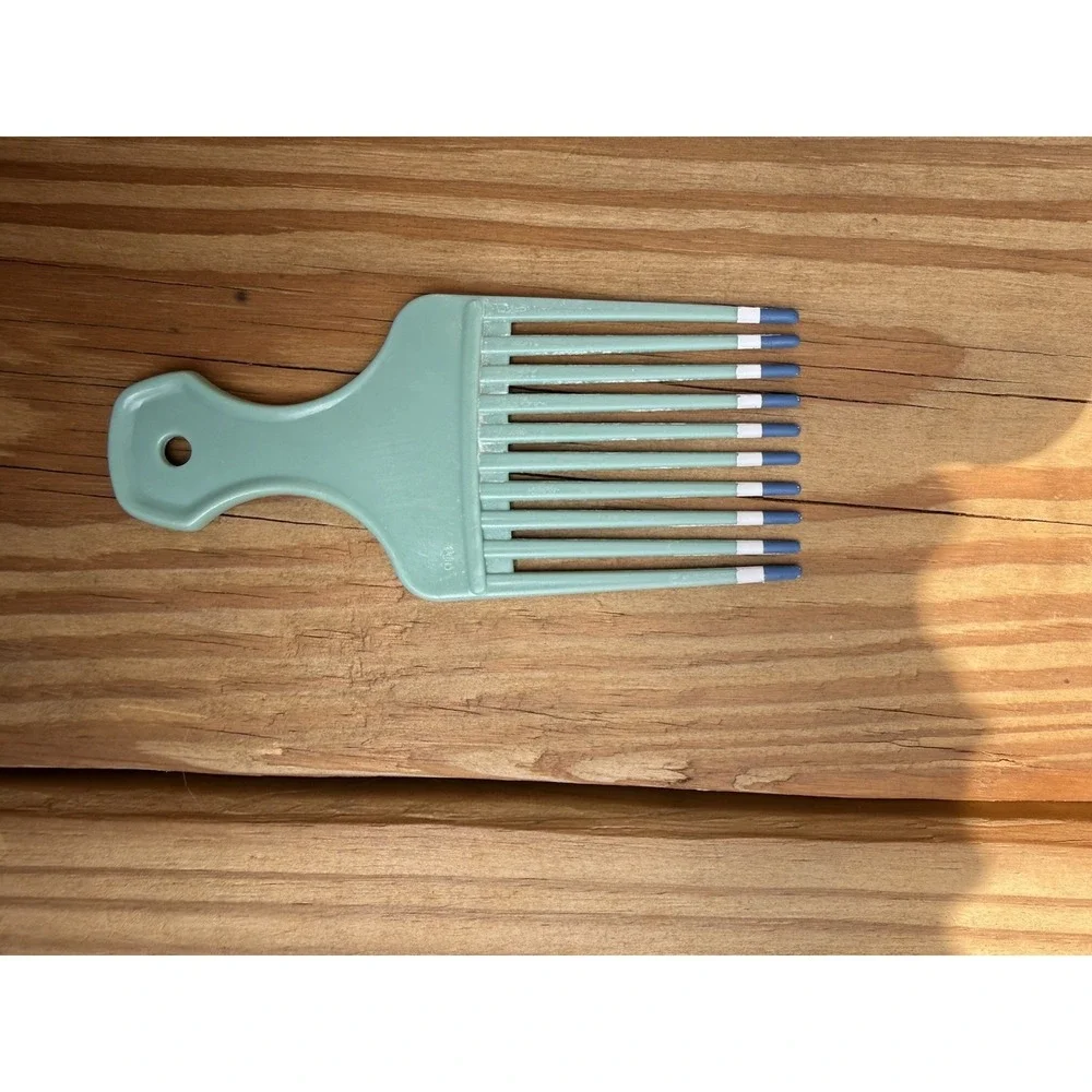 4 Vintage 80s 90s Goody Style Set of Color Dip Pick Hair Lift Comb Picks